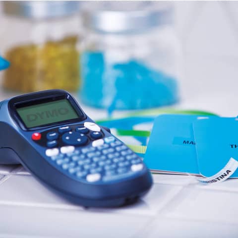 Etichettatrice Dymo Letratag LT100H azzurro argento 2174576